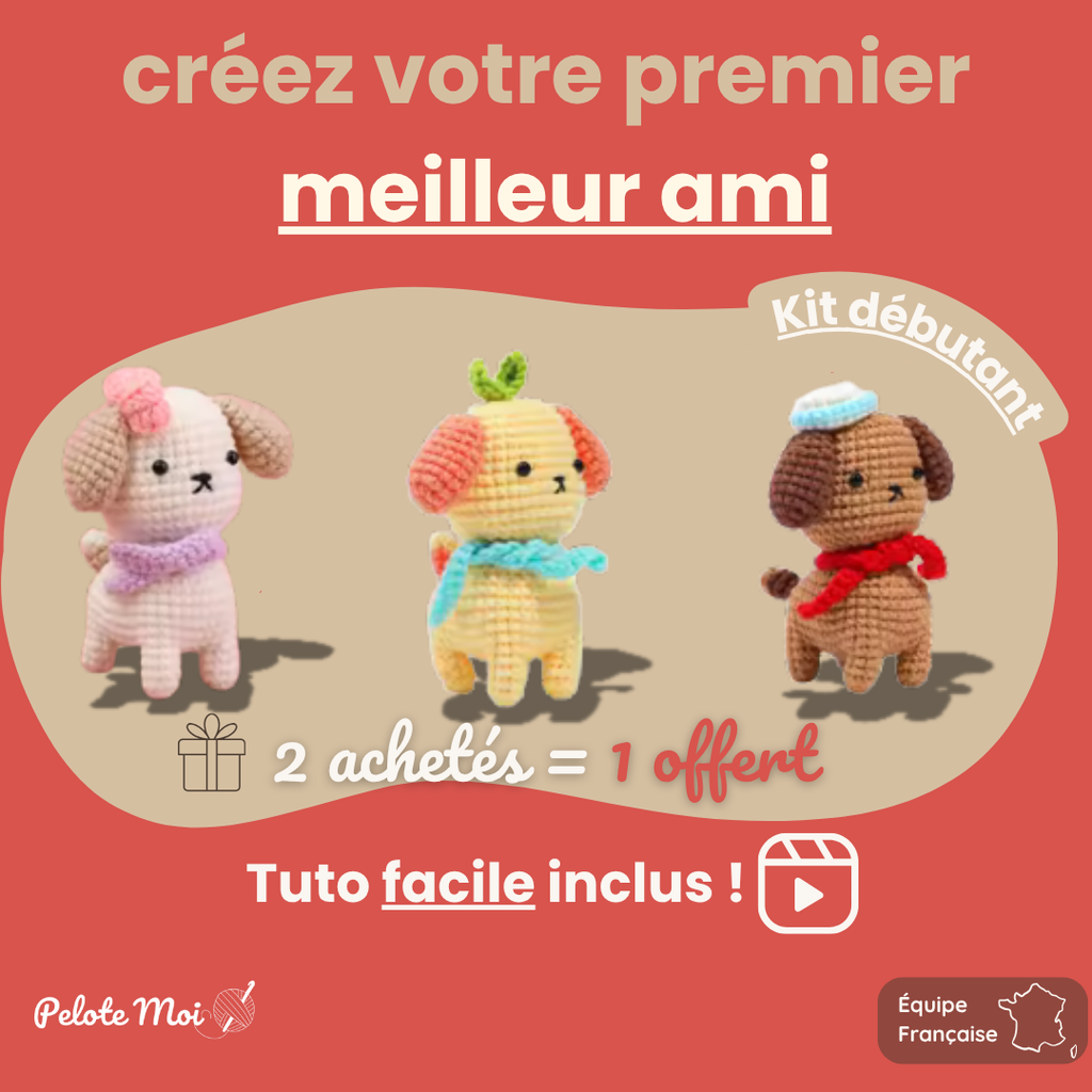 PeloteMoi - kit Crochet débutant